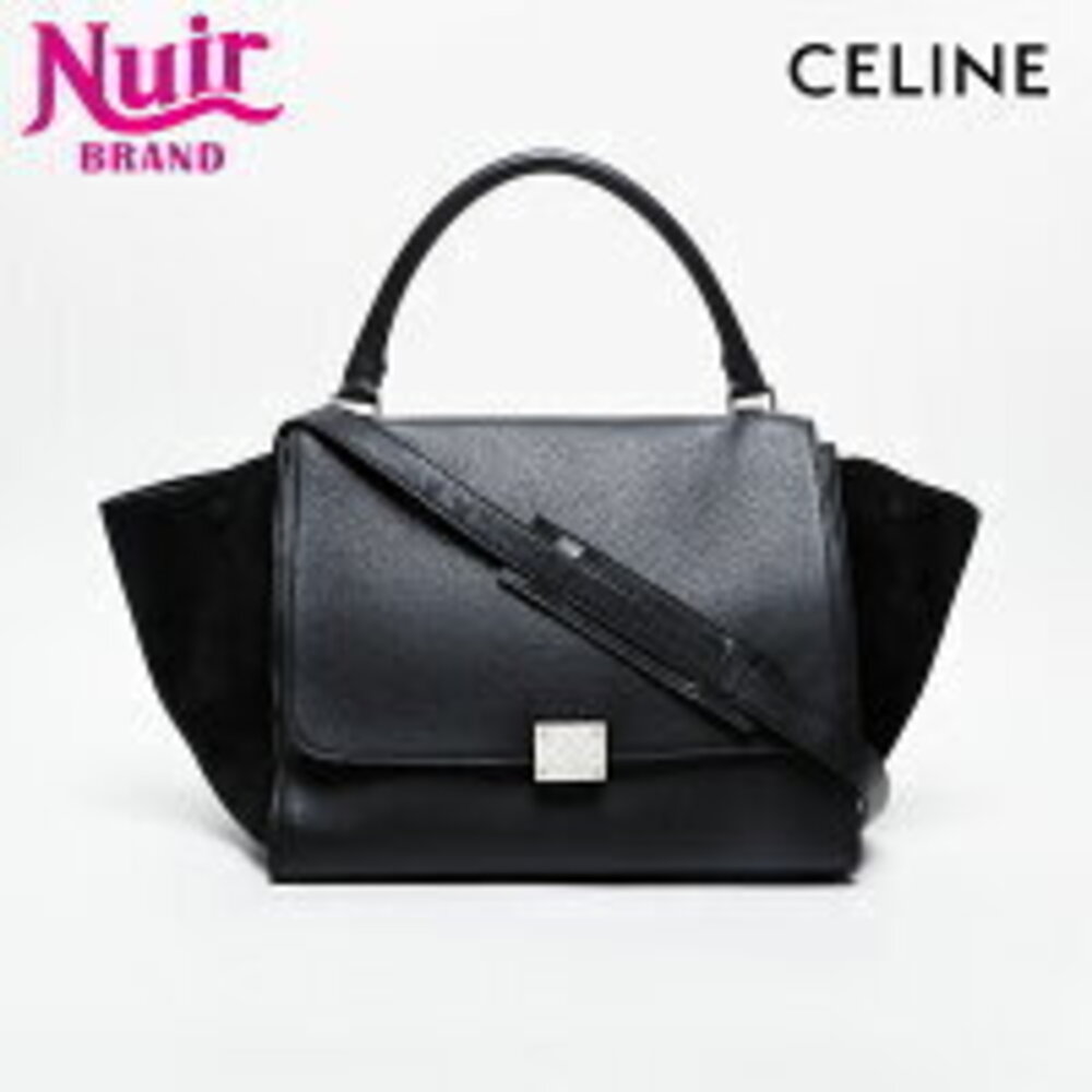 Celine Trapeze Handbag Black